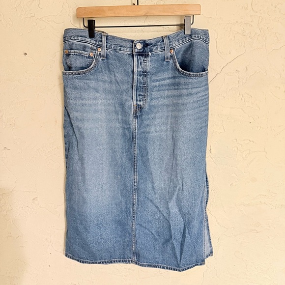 Levi’s Side Slit Skirt sz.33 - Picture 2 of 7